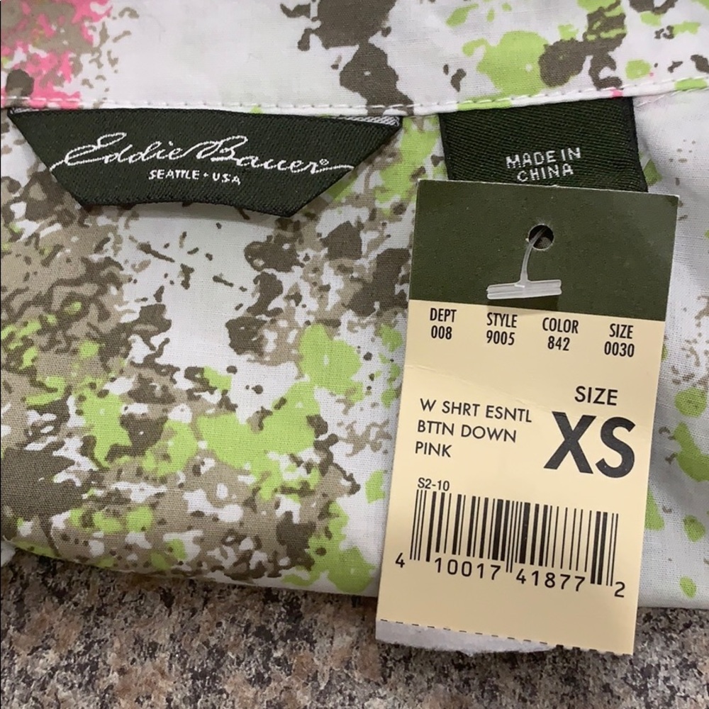 Eddie Bauer button down top Dash size extra-small - Picture 8 of 8